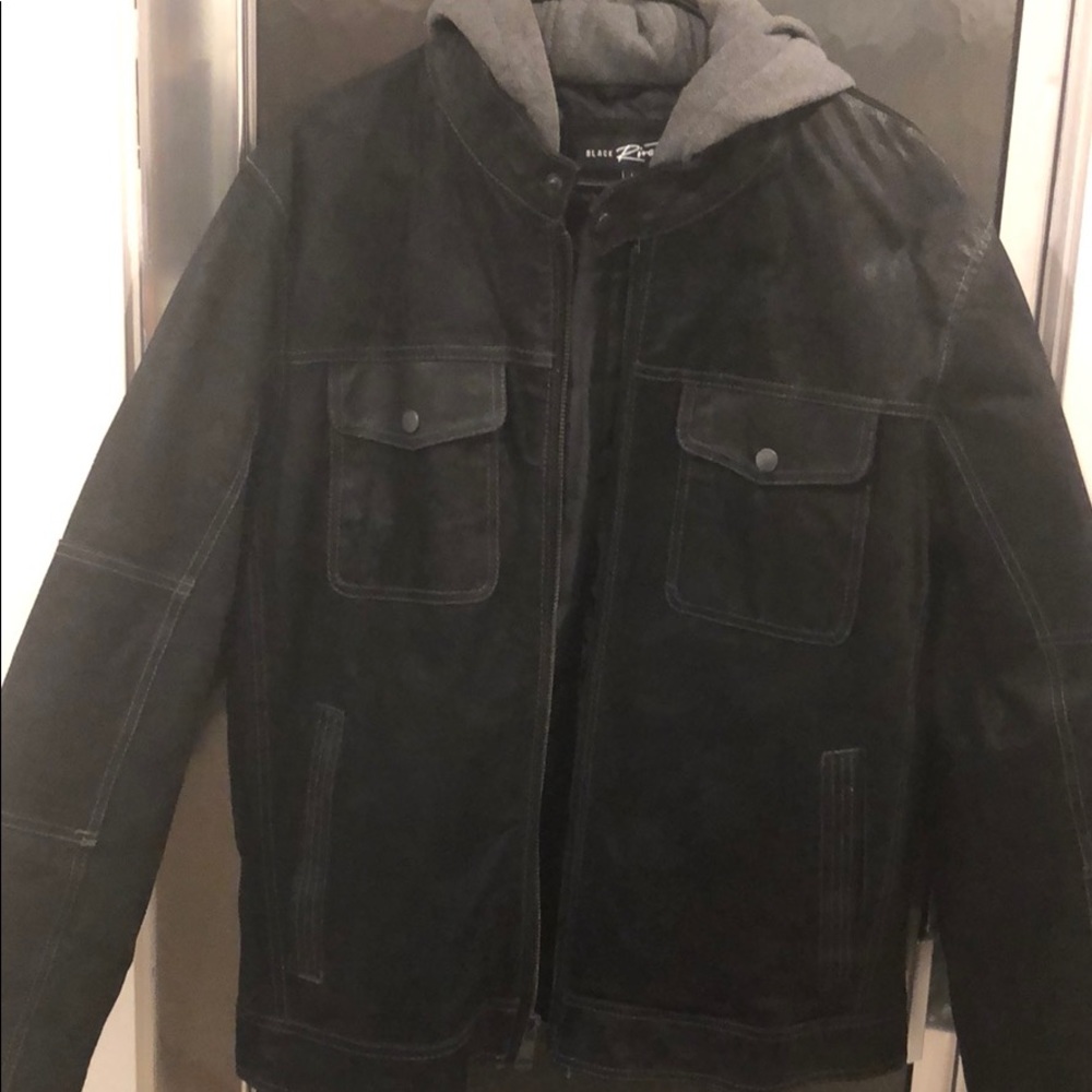 Black Rivet (Wilson’s Leather) Leather Jacket